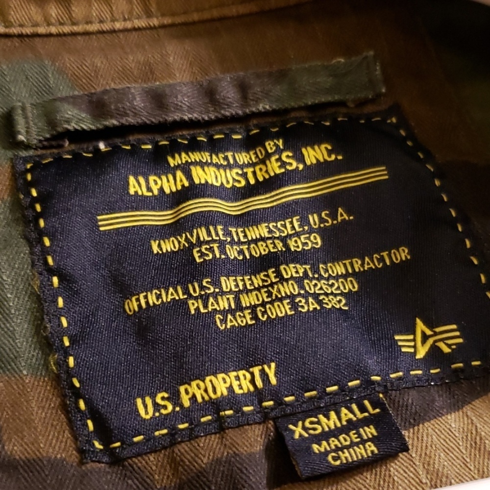 Alpha Industries Camo Dragon Tour Field Coat NWOT - Picture 3 of 8